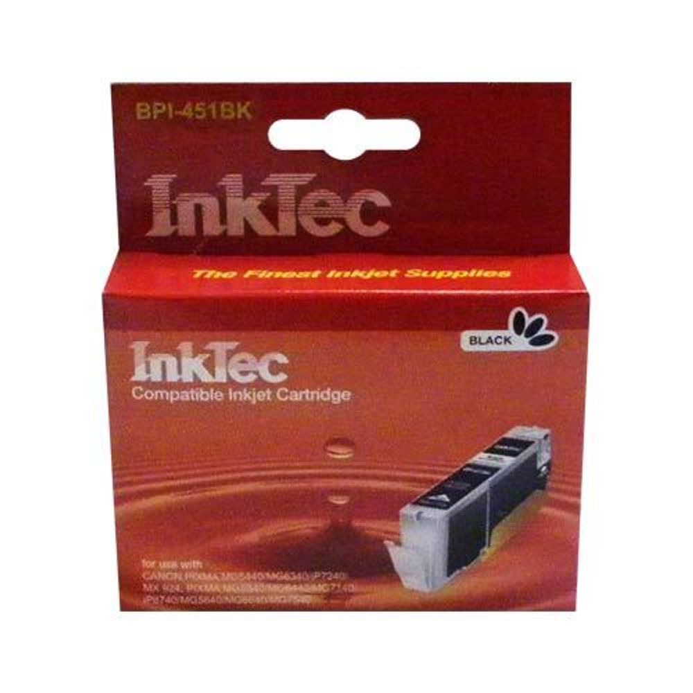 Картридж InkTec, аналог CANON CLI-451XL BK PIXMA для iP7240/MG6340/5440/7140 Black
