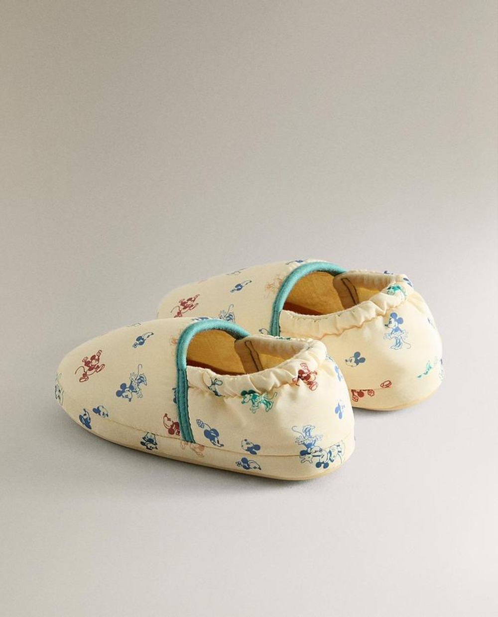 ZARA HOME УЮТНЫЕ ДЕТСКИЕ ТАПОЧКИ МИККИ И МИННИ ©DISNEY, ЖЕЛТЫЙ