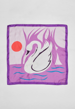 Шелковый платок AQQU VIOLET 70x70