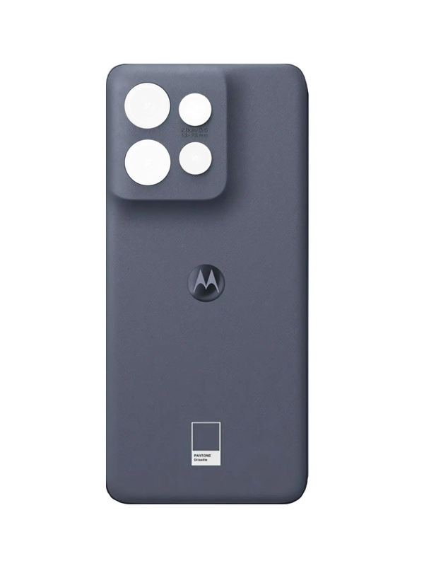Задняя крышка для Motorola S50 5G серая (Grey) без стекла камеры