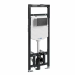 Инсталляция для унитаза WasserKraft Alme 15TLT.010.ME.MB02 кнопка черная матовая