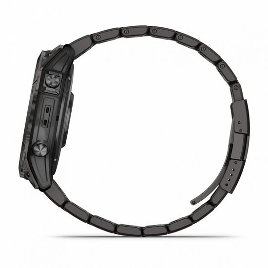 Умные часы Garmin Fenix 7X Pro Sapphire Solar Edition Титановый угольно-серый корпус с DLC-покрытием и титановым браслетом