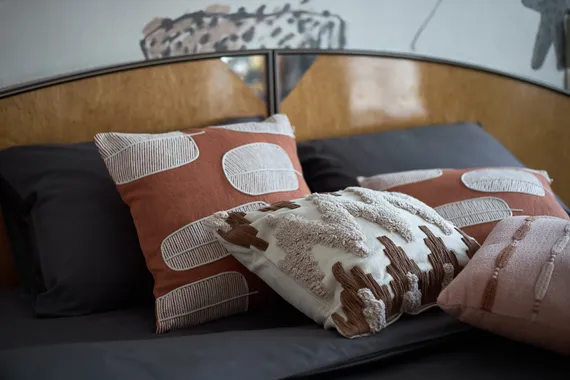 Подушка декоративная feather mood из коллекции ethnic, 45х45 см