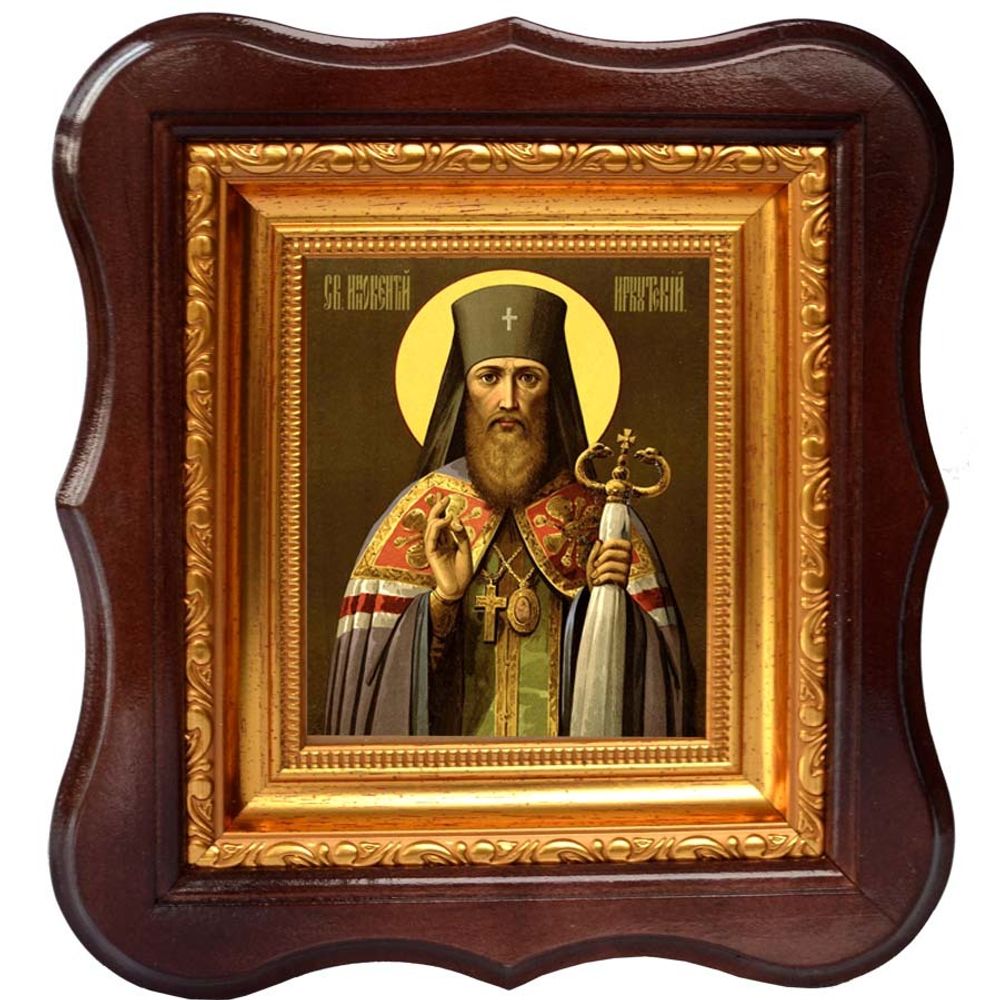 Иннокентий (Кульчицкий), Иркутский, епископ, святитель. Икона на холсте.