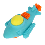 Ластик "Ракета" 5*2см, в пакете, 3 вида микс