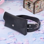 Сумка поясная «Street Fashion - Pop», цвет черный, 17.5*11*105см