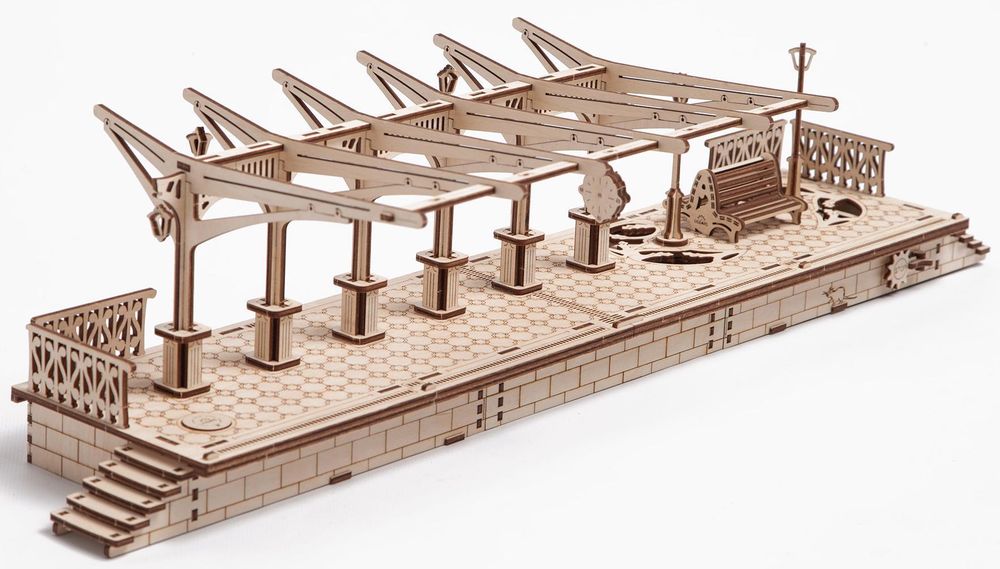 Конструктор 3D-пазл Ugears - Перрон