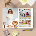 PSD-Шаблон фотокниги "Лев"