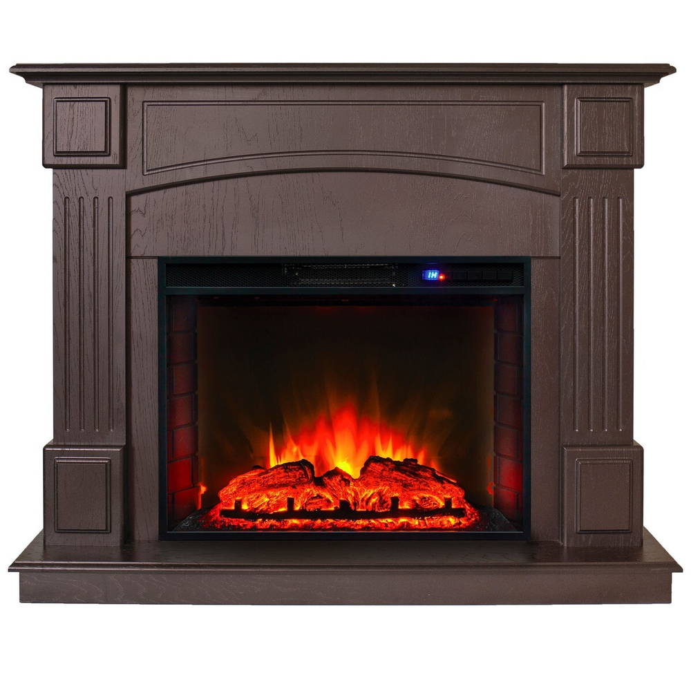 Электрокамин RealFlame Carolina DN орех c Sparta 25,5 LED