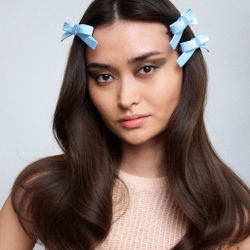 Бант "Стрекоза" XS голубой