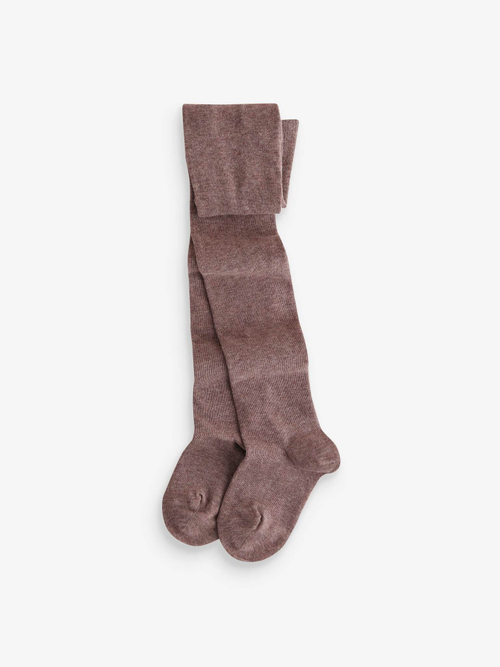 Колготки хлопковые для девочки Next 967-142, 3 шт., Коричневый, Молочный, Бежевый