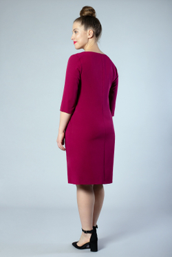 Платье женское 1983ЮП, вишневый #175Виш051983ЮП