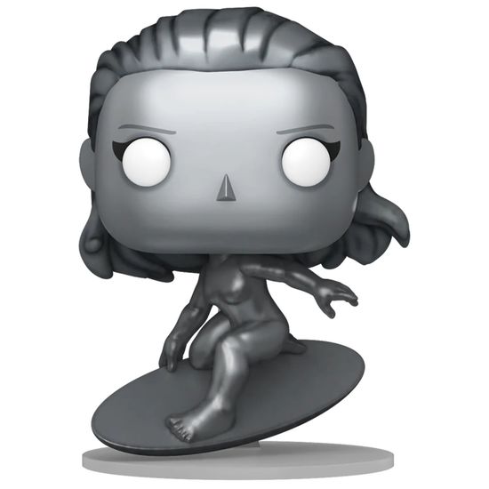 Фигурка Funko POP! Bobble Marvel Fantastic Four FF Silver Surfer (1518) 83587 / Фигурка Фанко ПОП! по мотивам фильма "Фантастическая четвёрка: Первые шаги", Серебряный Серфер