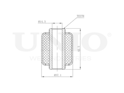 Сайлентблок заднего рычага UNIO RMP-20440
