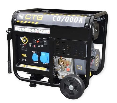 Генератор дизельный CTG CD7000A - [5 кВт / 220V / Lifan C188FD] выход ATS для АВР