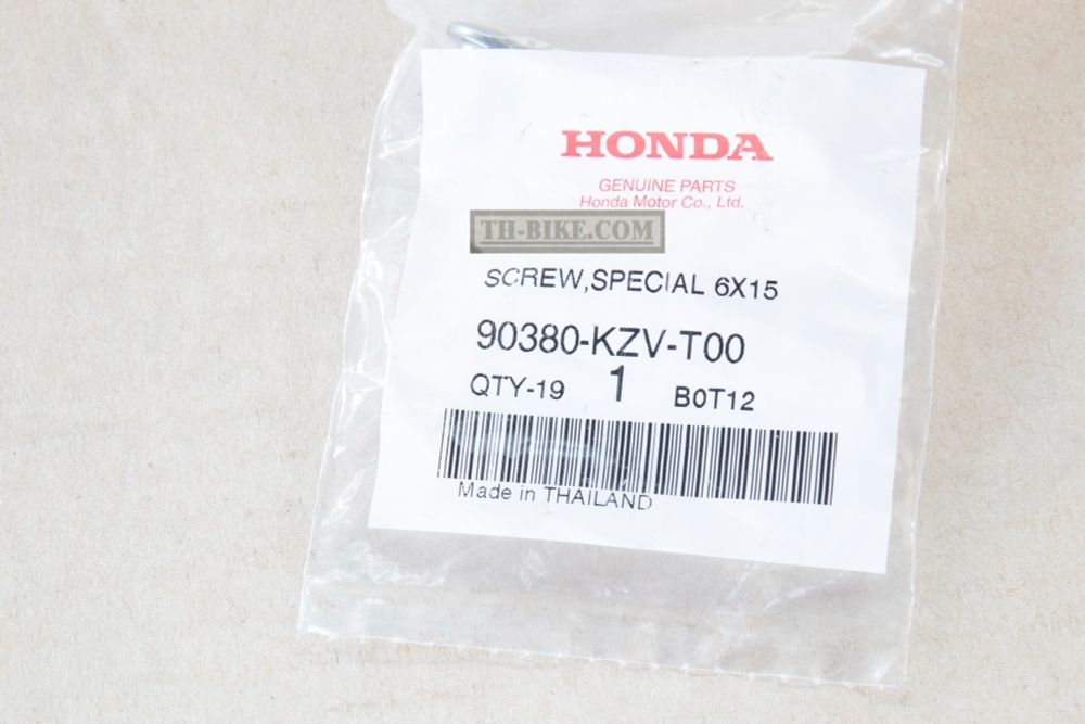 90380-KZV-T00. Screw, 6x15