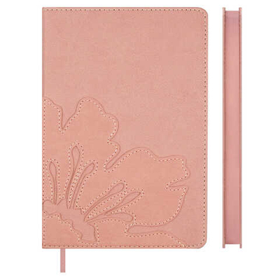 Ежедневник недатированный ESCALADA, А5, 160 л., БУЙВОЛ РОЗОВЫЙ