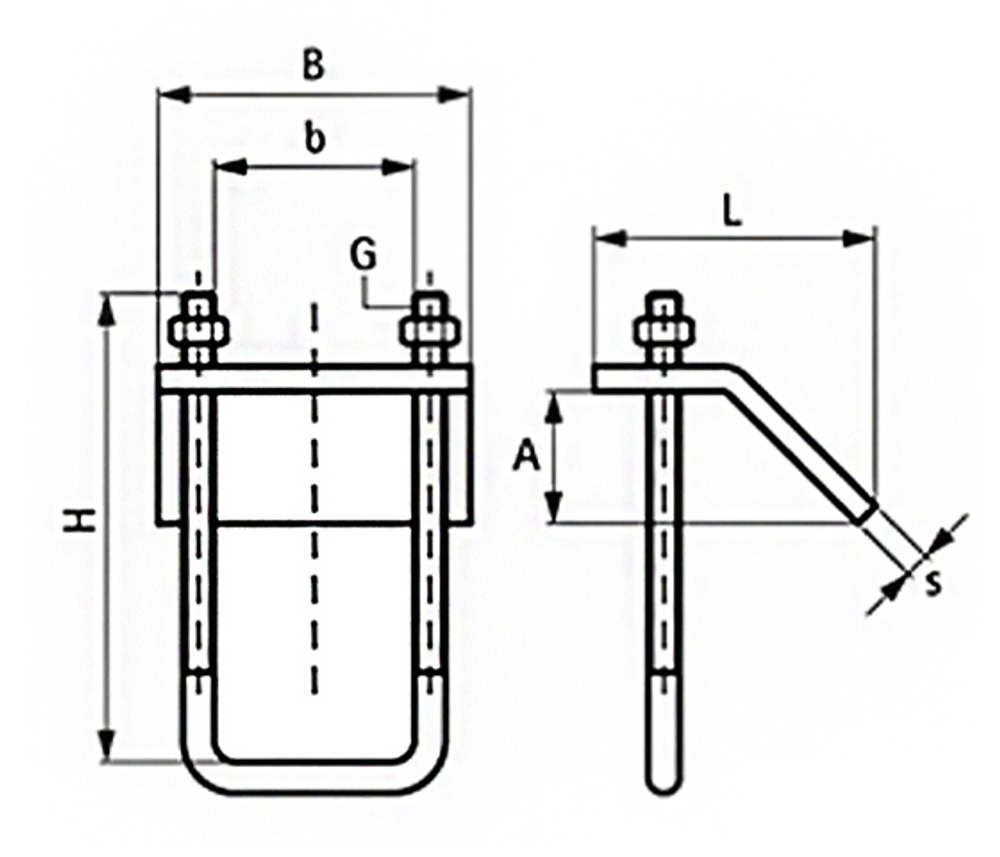 BIS RapidRail Балочная скоба WM0-30