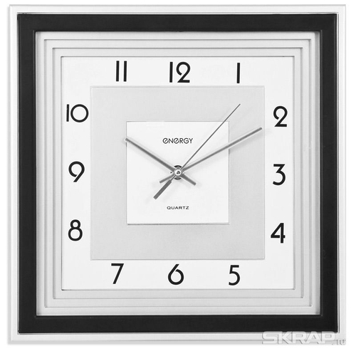 Часы настенные Energy EC-11 квадратные (009311)