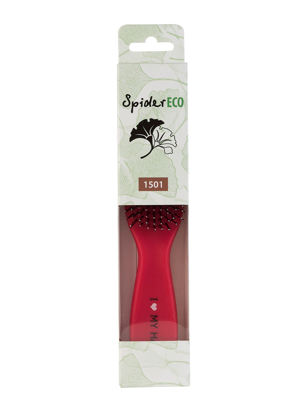 Щетка ILMH "Spider Soft" 1501 красная матовая M