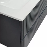 Тумба с раковиной Cezares DUET-N 120 DUET-N-1200-2C-SO-GR-P графит