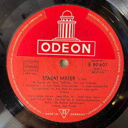 Винтажная виниловая пластинка LP Rossini Россини, Стабат Матер Stabat Mater (Германия 1974)