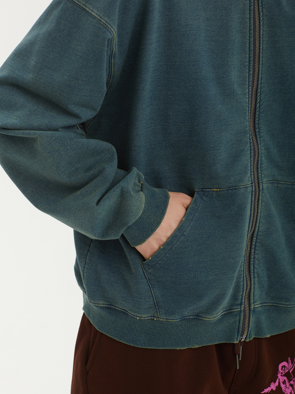 Мужская Толстовка Damaged Zip Up