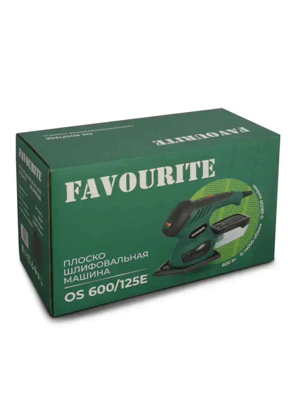 Плоскошлифовальная машина Favourite OS 600/125E (600 Вт, 0-14000 об/мин, 4 подошвы)