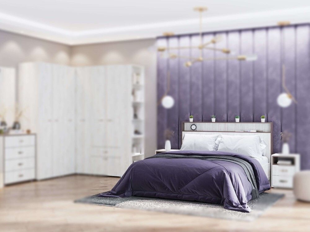 МС "АНИТА"  Кровать 1,6 Винтерберг/Рейн бронза, Велес, г.Туймазы