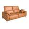 Диван 3-местный из коричневой кожи модель 6208