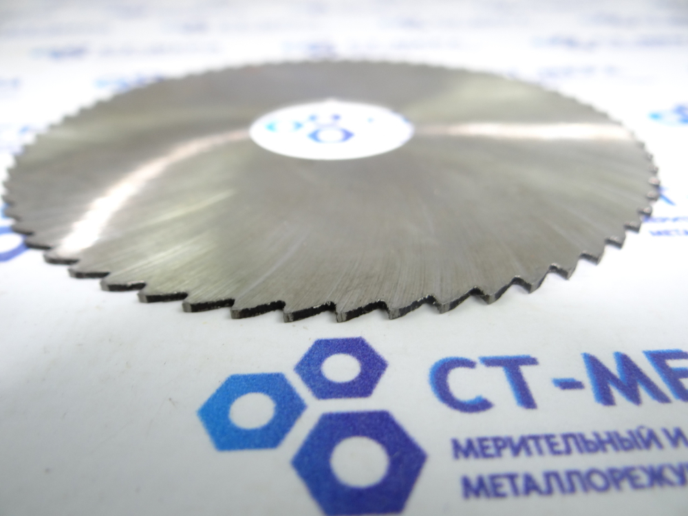 Фреза отрезная по металлу 100х1.2х27мм z=64 без фаски без ш/п