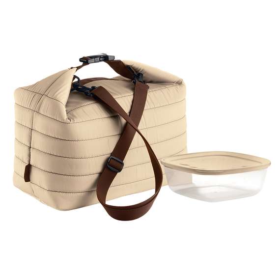 Набор из термосумки и контейнера handy, 3 л, бежевый