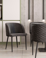 Стул Оскар велюр серый