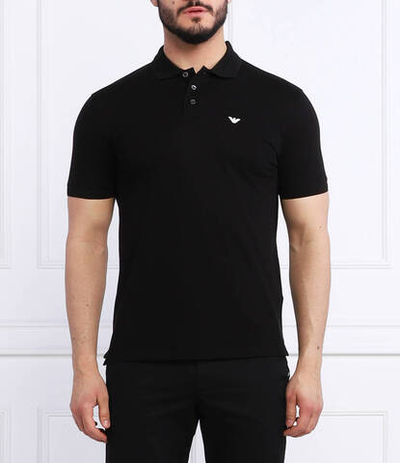 поло Emporio Armani - черный(8N1FQ2 1JTKZ)