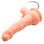Телесный вибратор-реалистик 17см на присоске Baile BW-008018A