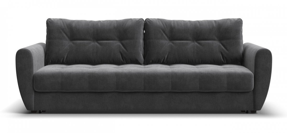 Диван Престон Велюр Монолит серый