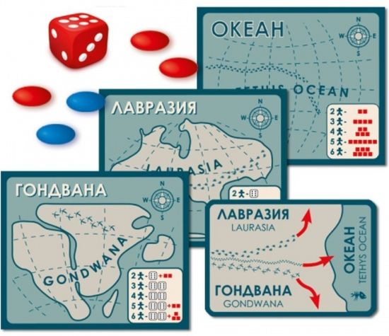 Настольная игра Эволюция: Континенты