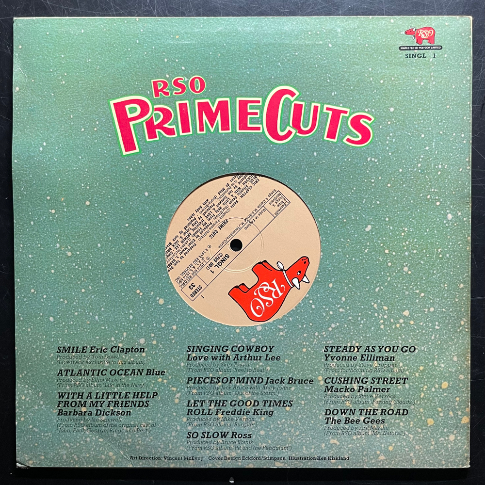 Сборник RSO Prime Cuts (Англия 1975г.) 10"