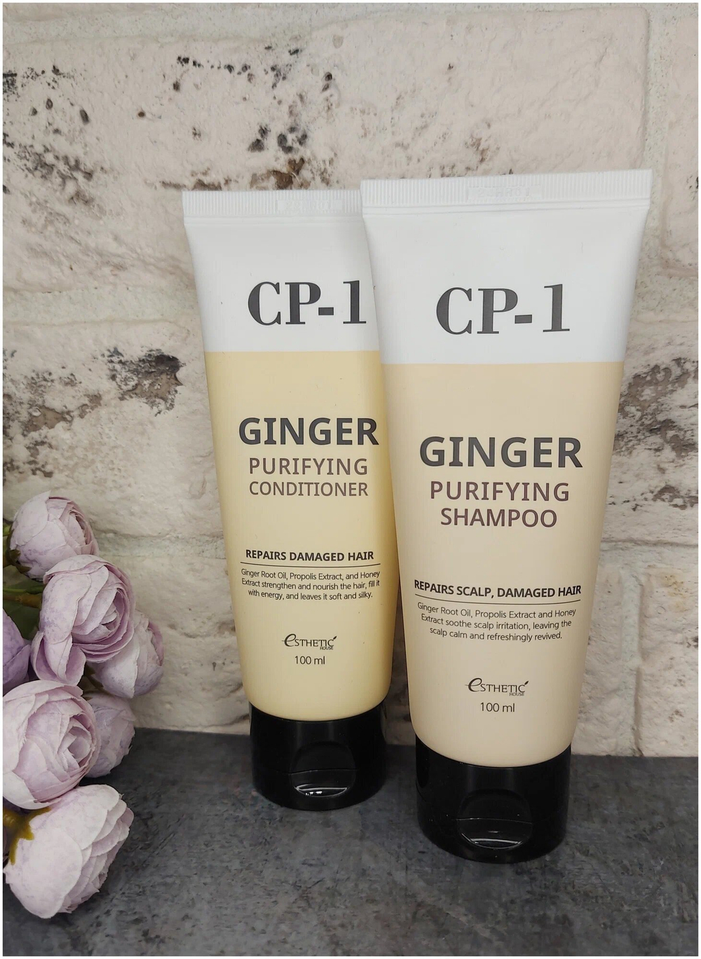 Кондиционер Esthetic House CP-1 "Ginger Purifying", для тонких и поврежденных волос, 100 мл