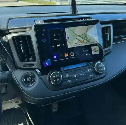 Магнитола для Toyota RAV4 4 2012-2019 - FarCar GX468M монитор 10.36" 2K QLED на Android 14, TS20, 6+128Гб, CarPlay, 4G SIM-слот