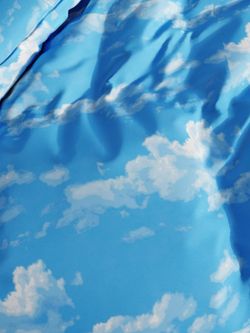 Простынь "Облака" 200х215 см Сказка сатин