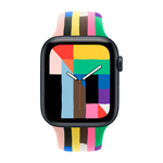 Умные часы Apple Watch SE 3 (2025) GPS, 44mm, Midnight Aluminium Case with Pride Edition Sport Band, M/L