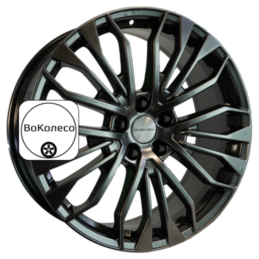 8,5x20/5x120 ET30 D66,1 KHW2009 (Voyah FREE) Dark Chrome Khomen Wheels