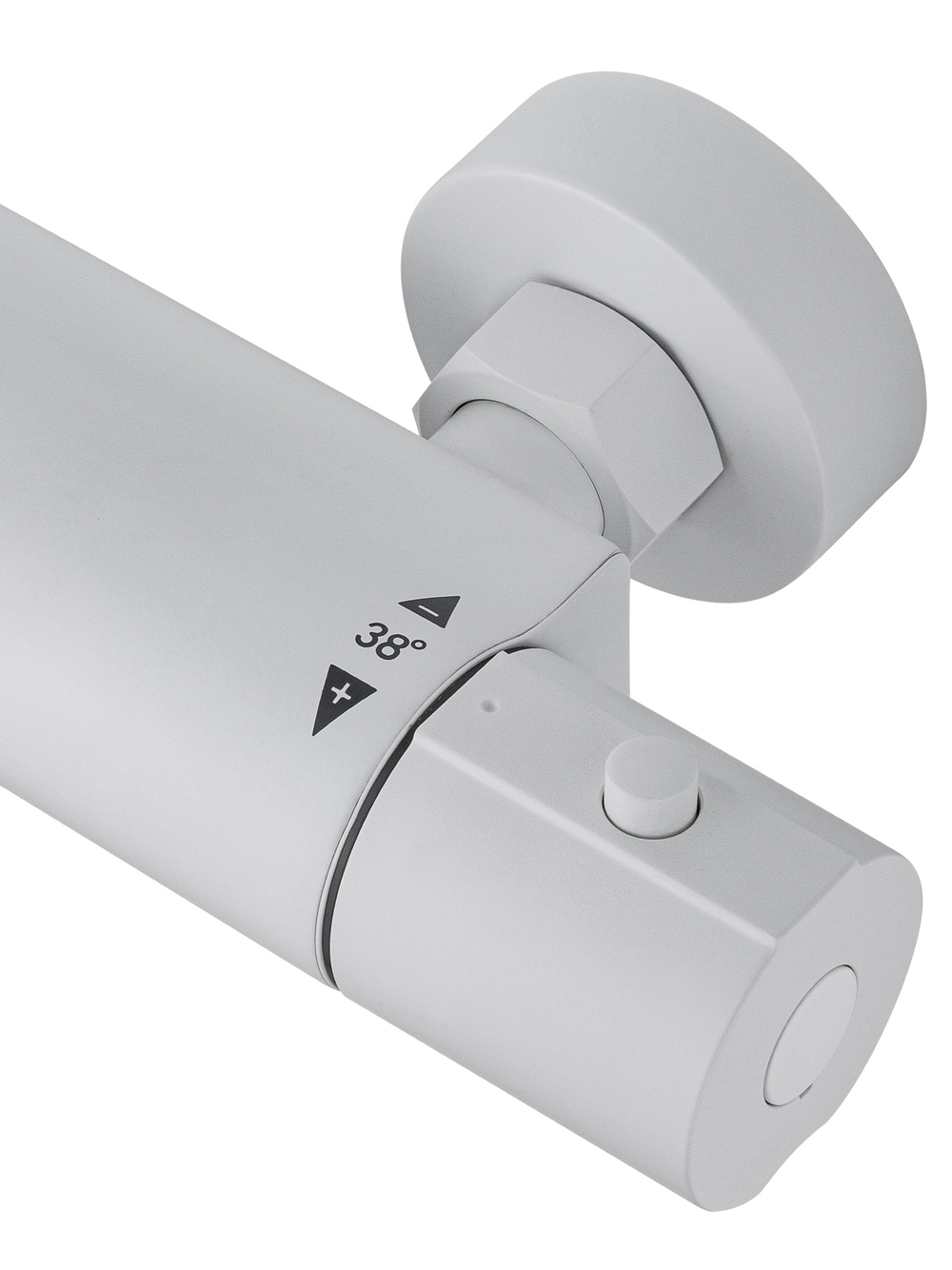 Смеситель для душа с термостатом WONZON & WOGHAND INN 6, Белый матовый (WW-B2029-A-MW)