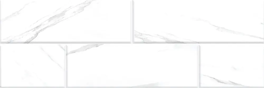 Настенная плитка Alma Ceramica TWA11NYK010 New York 60x20 белая глянцевая под камень