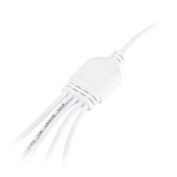 Разветвитель сетевой для линейных светильников ЭРА 5х IEC C7 2pin+timer на 5 точек с таймером 4, 8, 12H 2 м