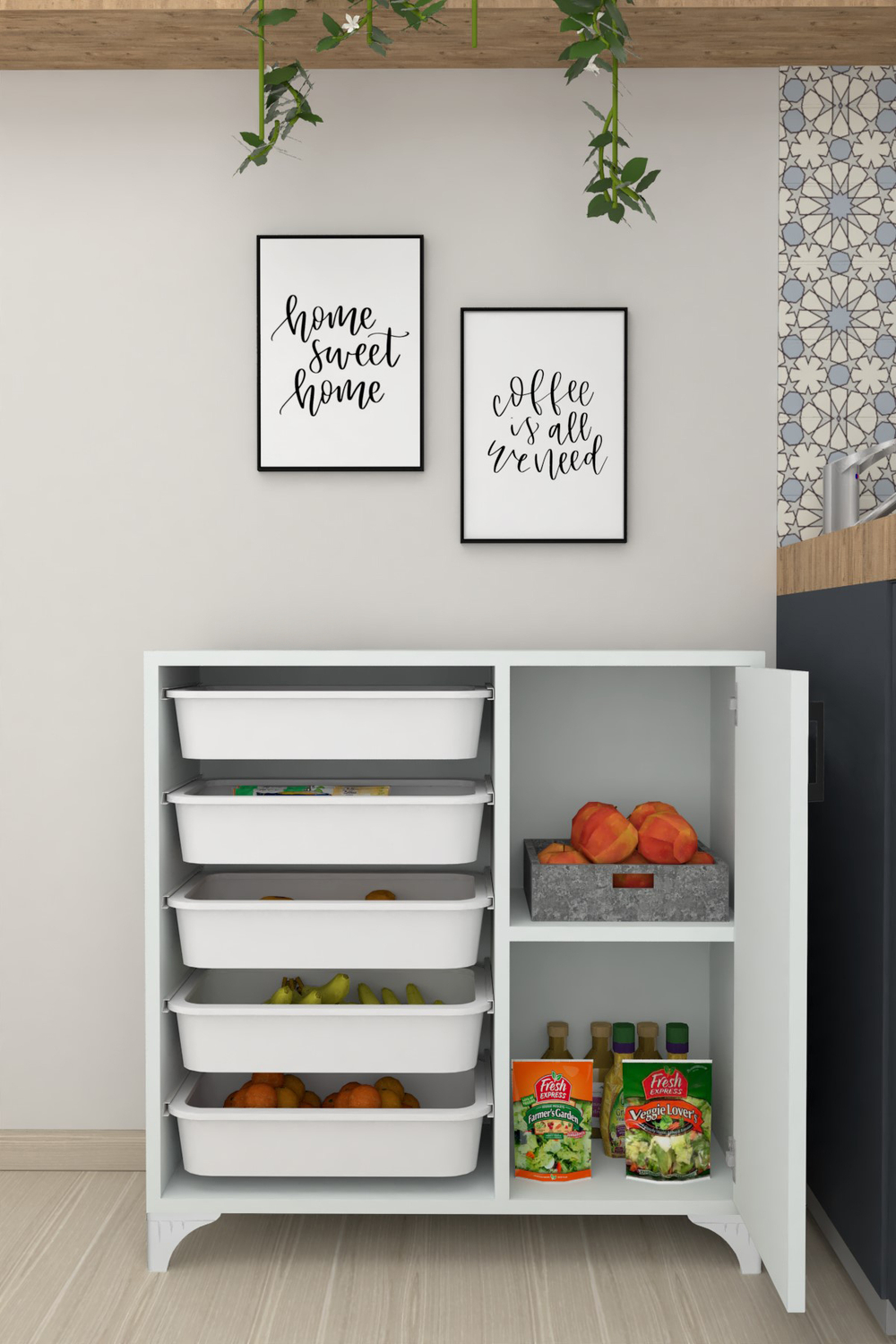 Стеллаж KAYRA - белый