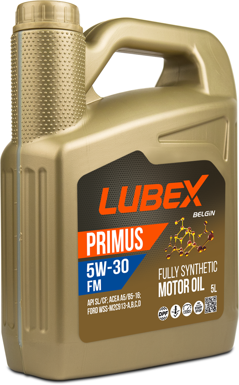 Масло Lubex Primus FM 5W30 SL/CF A5/B5 PRE (5л) синтетика