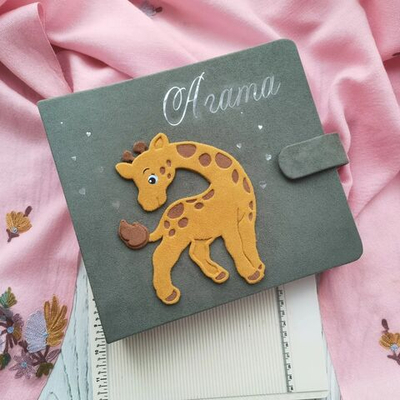 Заготовка для тиснения "Жираф" двухслойная