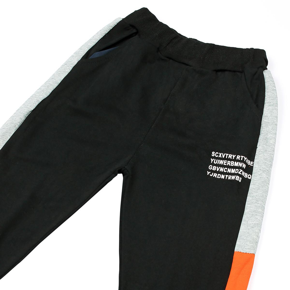 Спортивный костюм для девочек А.4437-B39, черный, р. 116-122см 9730345